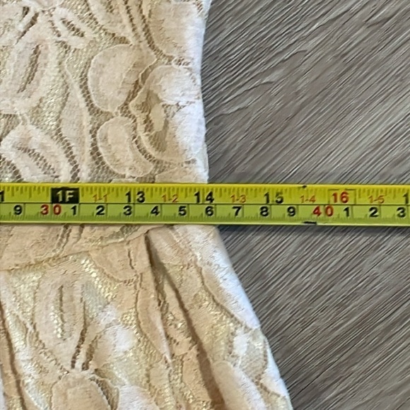 Anthropologie Comme Toi Women’s Dress Small Pink Ditsy Floral Lace Girlhoodcore - Picture 13 of 14